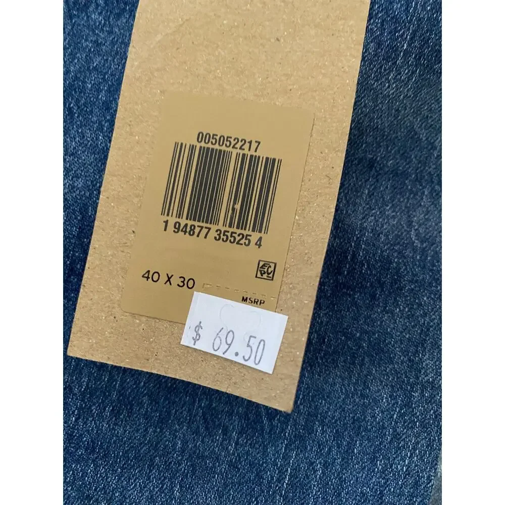 Men's Levis 505 Regular Fit Jeans, Blue, 40x30